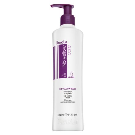 Fanola No Yellow Mask maschera per capelli biondo platino e grigi 350 ml