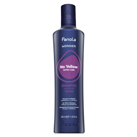 Fanola Wonder No Yellow Extra Care Shampoo shampoo per neutralizzare i toni gialli 350 ml