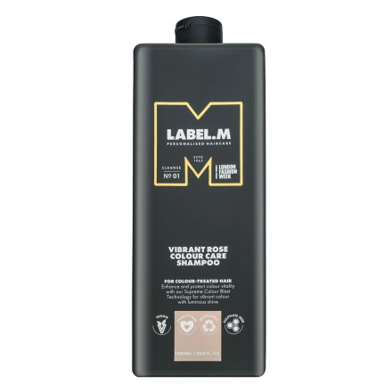 Label.M Vibrant Rose Colour Care Shampoo shampoo protettivo per capelli colorati 1000 ml