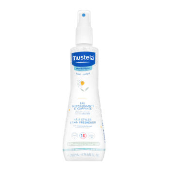 Mustela Bébé spray per il viso idratante Hair Styler & Skin Refresher with Organic Chamomile 200 ml