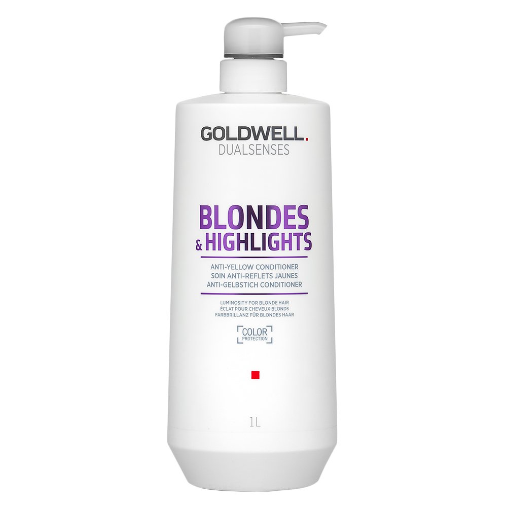 Goldwell Dualsenses Blondes & Highlights Anti-Yellow Conditioner balsamo per capelli biondi 1000 ml