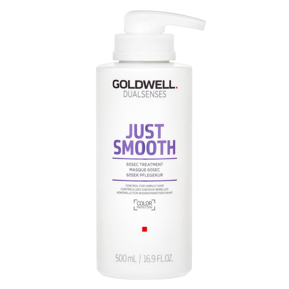 Goldwell Dualsenses Just Smooth 60sec Treatment maschera levigante per capelli in disciplinati 500 ml
