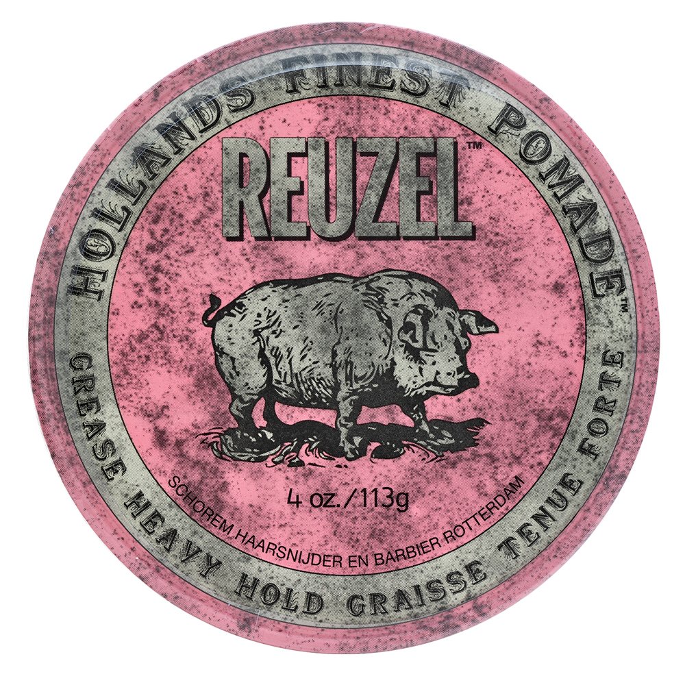 Reuzel Pink Pomade pomata per capelli per una forte fissazione 113 g