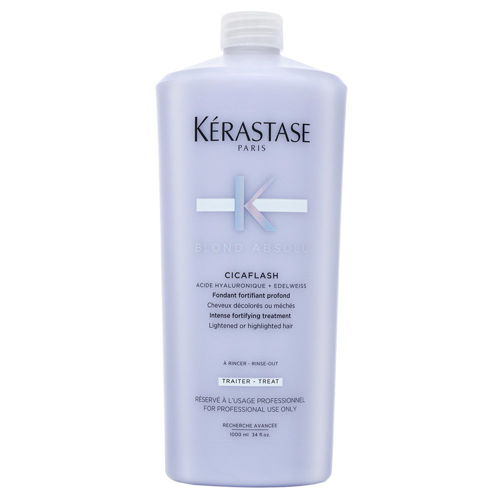 Kérastase Blond Absolu Cicaflash balsamo nutriente per capelli biondo platino e grigi 1000 ml