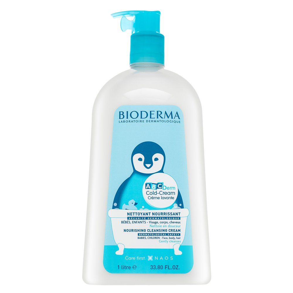 Bioderma ABCDerm crema detergente protettiva nutriente Cold-Cream Crème Lavante 1000 ml