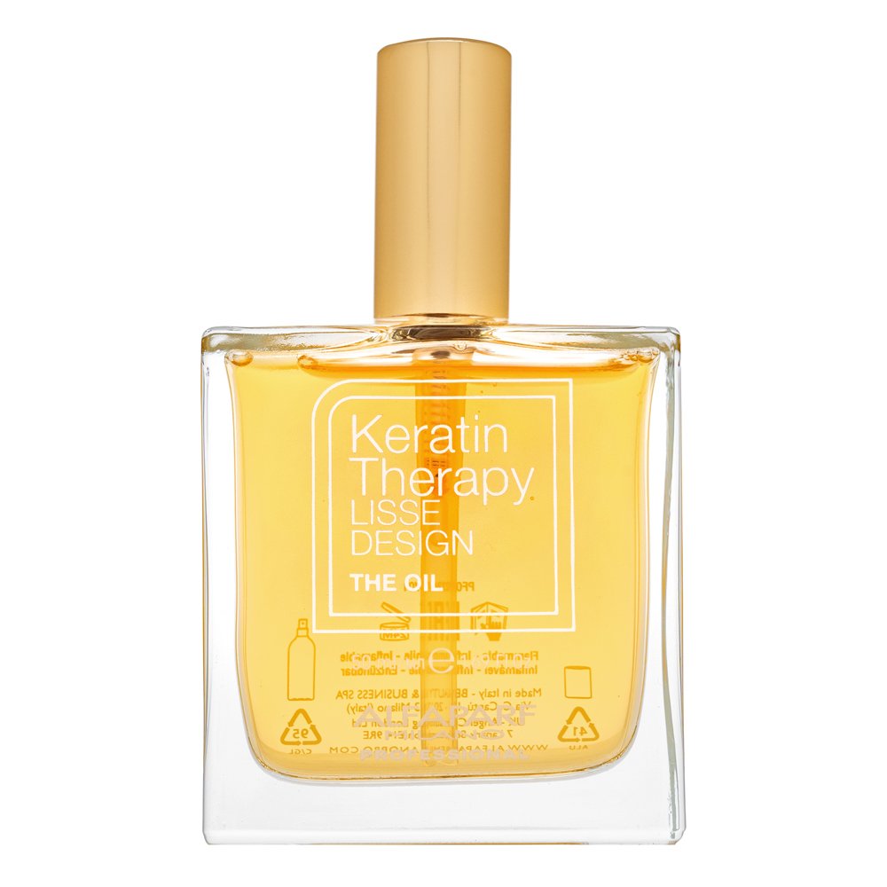Alfaparf Milano Lisse Design Keratin Therapy The Oil olio per tutti i tipi di capelli 50 ml