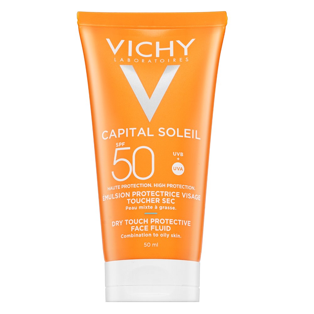 Vichy Idéal Soleil fluido idratante e protettivo SPF50 Mattifying Face Fluid Dry Touch 50 ml