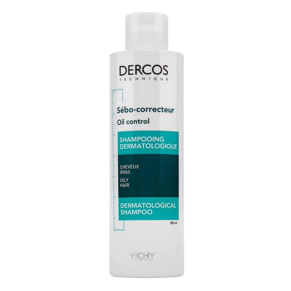 Vichy Dercos Oil Control Dermatological Shampoo shampoo detergente per cuoio capelluto grasso 200 ml