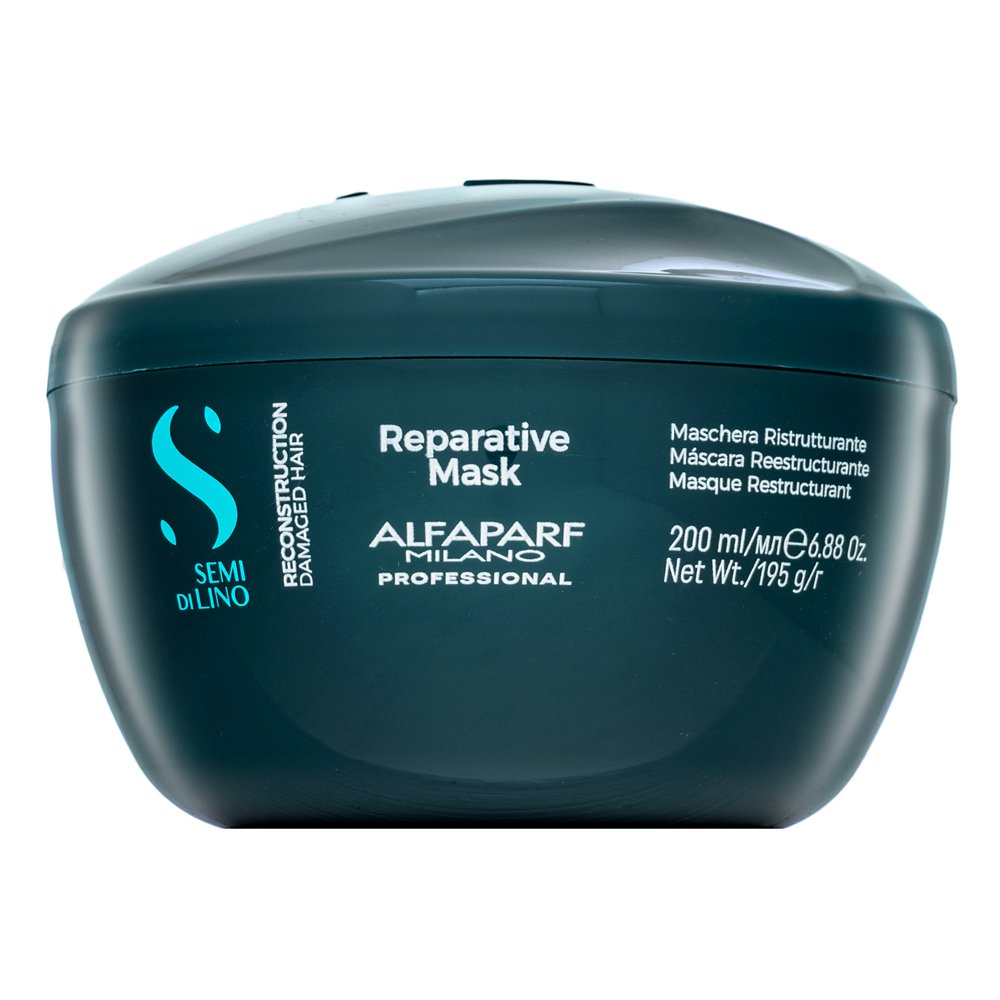 Alfaparf Milano Semi Di Lino Reconstruction Reparative Mask maschera nutriente per capelli secchi e danneggiati 200 ml