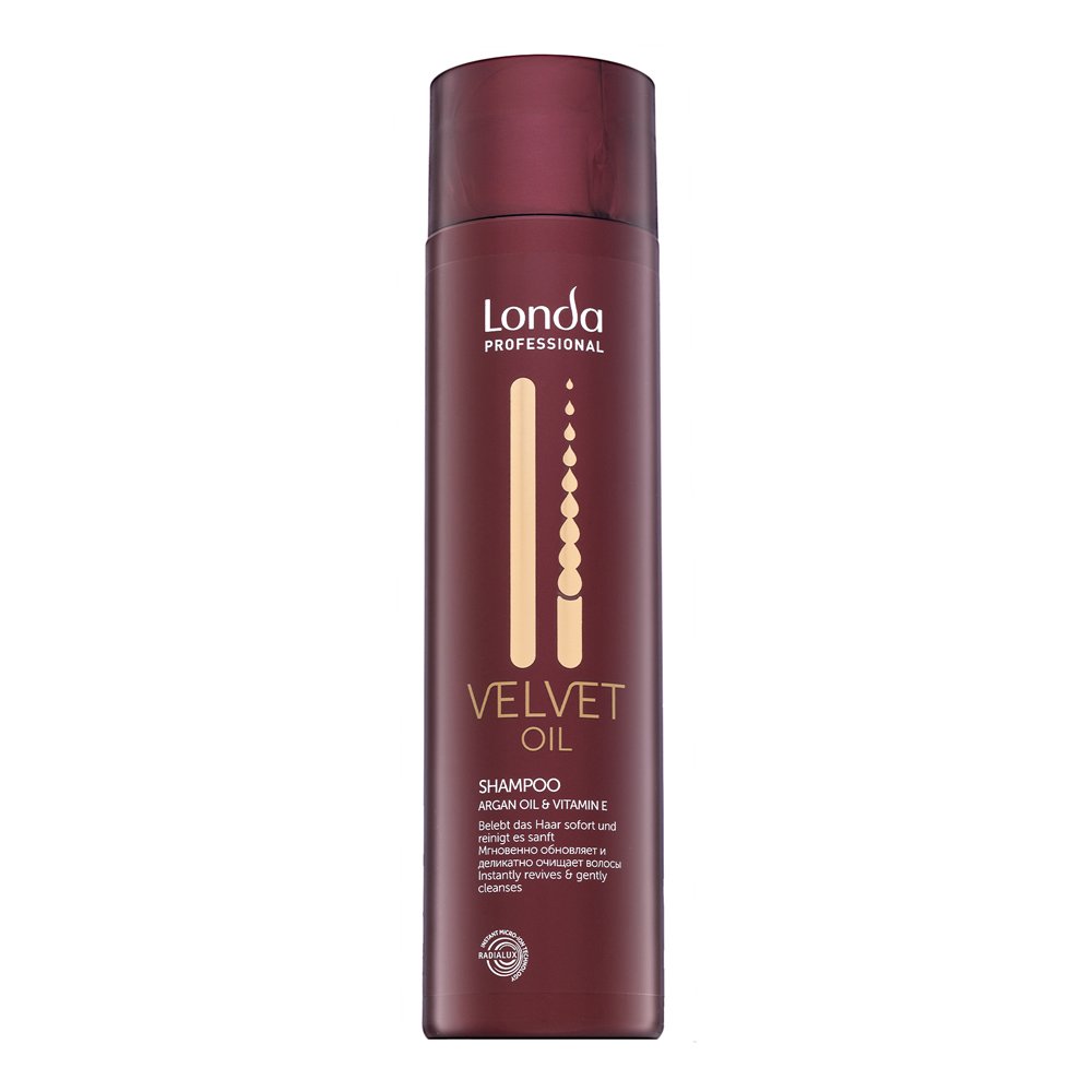 Londa Professional Velvet Oil Shampoo shampoo nutriente per l'idratazione dei capelli 250 ml