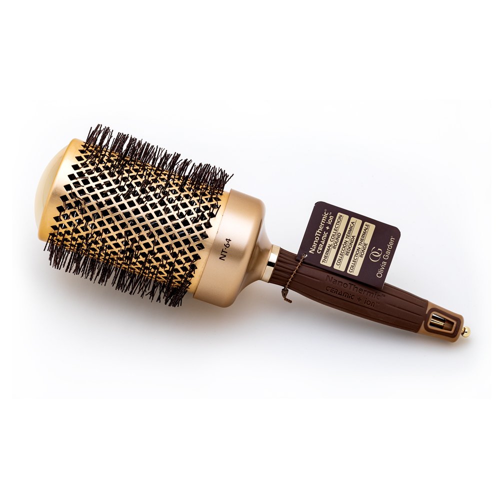 Olivia Garden NanoThermic Ceramic+Ion Round Brush 64 mm spazzola per capelli