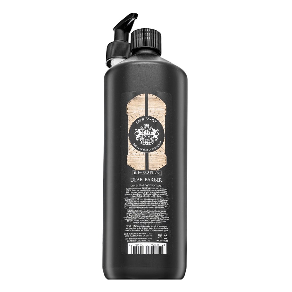 Dear Barber Conditioner balsamo nutriente per tutti i tipi di capelli 1000 ml