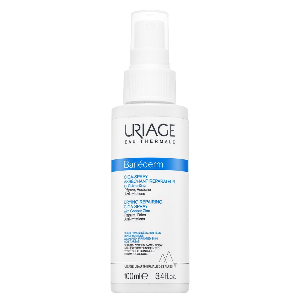 Uriage Bariederm spray assorbente riparatore con rame e zinco Drying Reparing Cica-Spray 100 ml