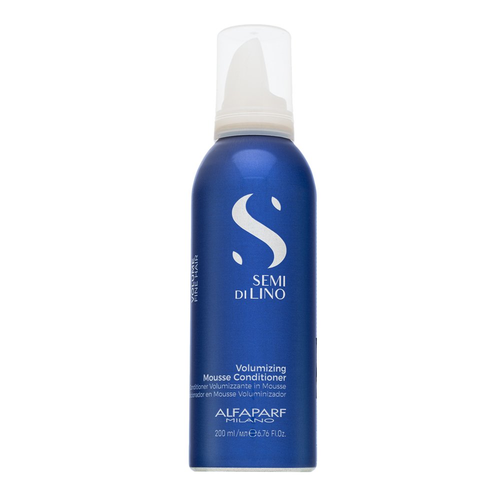 Alfaparf Milano Semi Di Lino Volume Volumizing Mousse Conditioner balsamo in schiuma per volume e rafforzamento dei capelli 200 ml