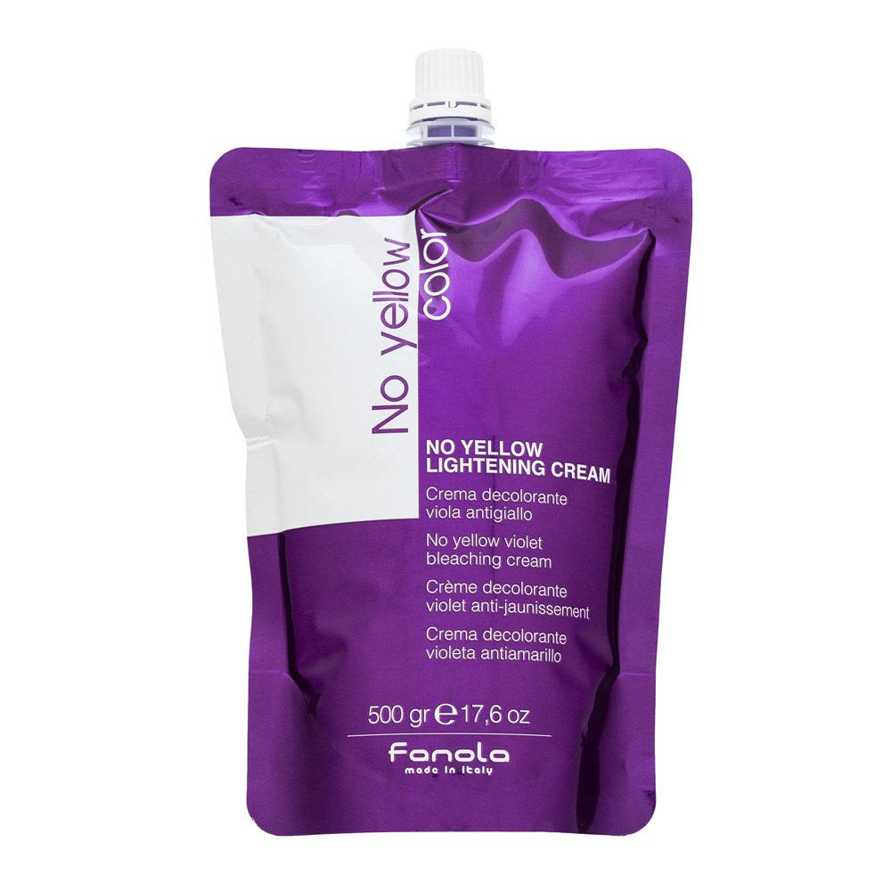 Fanola No Yellow Lightening Cream crema per schiarire i capelli 500 g