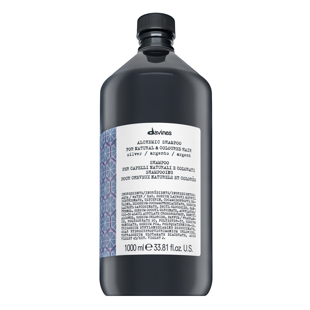 Davines Alchemic Shampoo shampoo neutralizzante per capelli biondo platino e grigi Silver 1000 ml