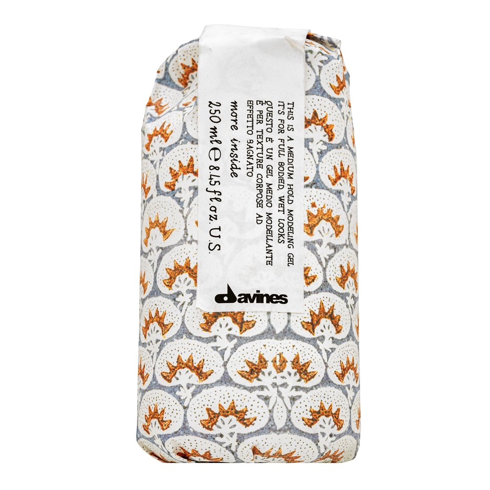 Davines More Inside Medium Hold Modeling Gel gel per capelli per una fissazione media 250 ml