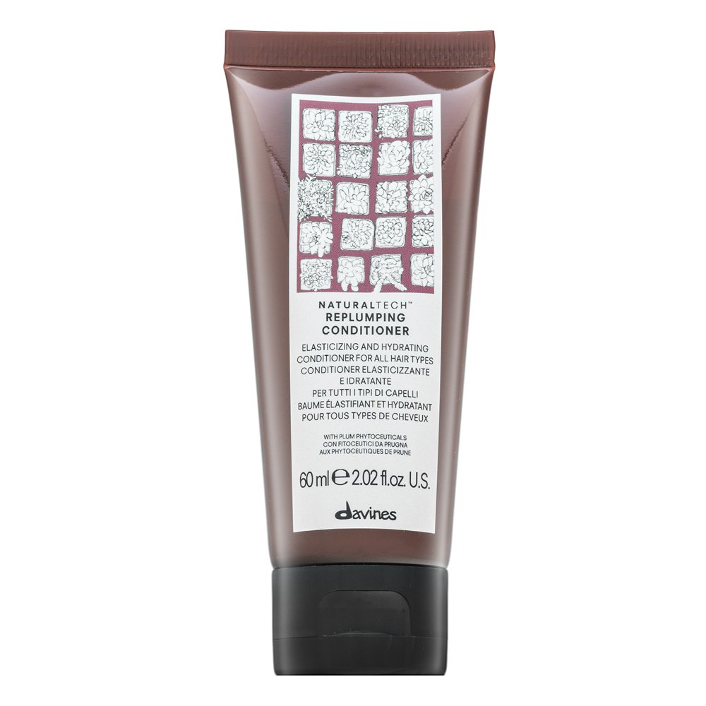 Davines Natural Tech Replumping Conditioner balsamo nutriente per capelli secchi e fragili 60 ml