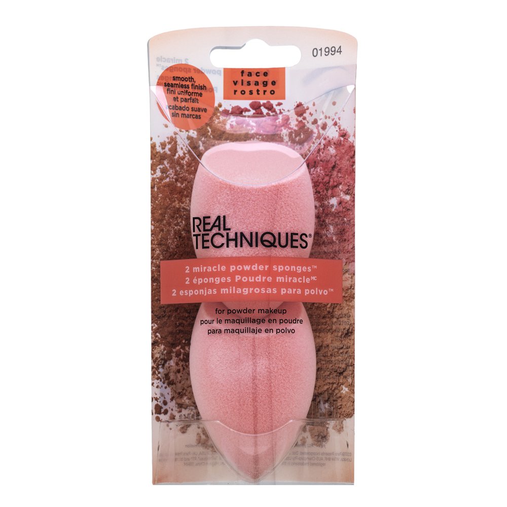 Real Techniques Miracle Complexion Powder Sponge 2 pcs spugnetta per la cipria