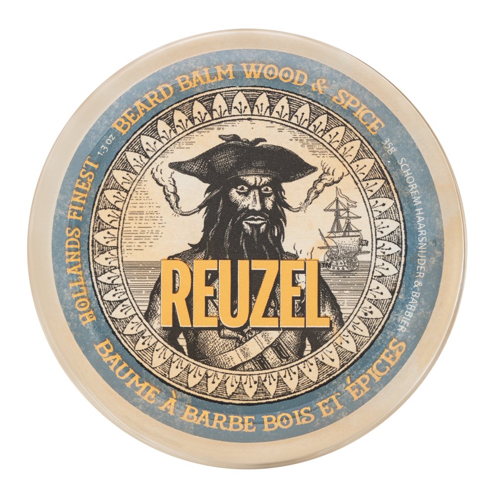Reuzel Beard Balm Wood & Spice balsamo per la barba 35 g