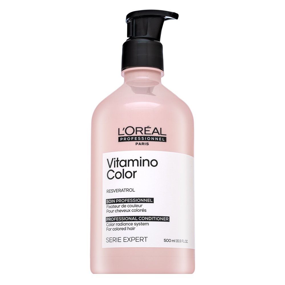 L´Oréal Professionnel Série Expert Vitamino Color Resveratrol Conditioner balsamo per lucentezza e protezione dei capelli colorati 500 ml