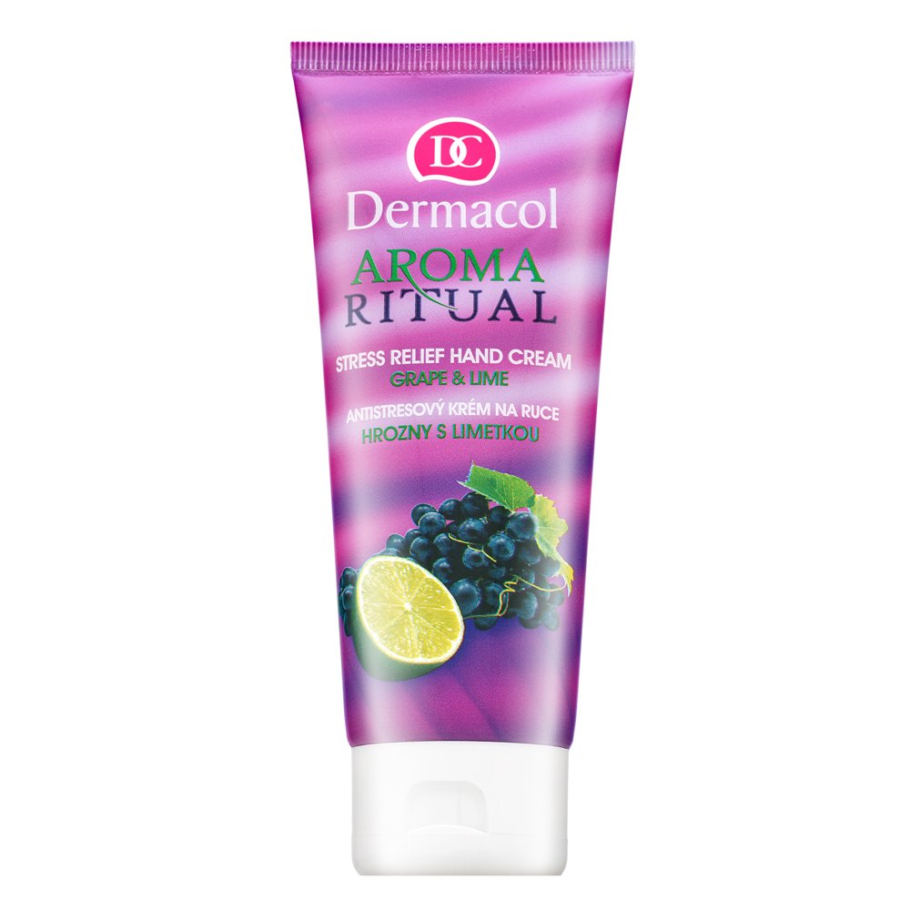 Dermacol Aroma Ritual crema per le mani Grape & Lime Stress Relief Hand Cream 100 ml