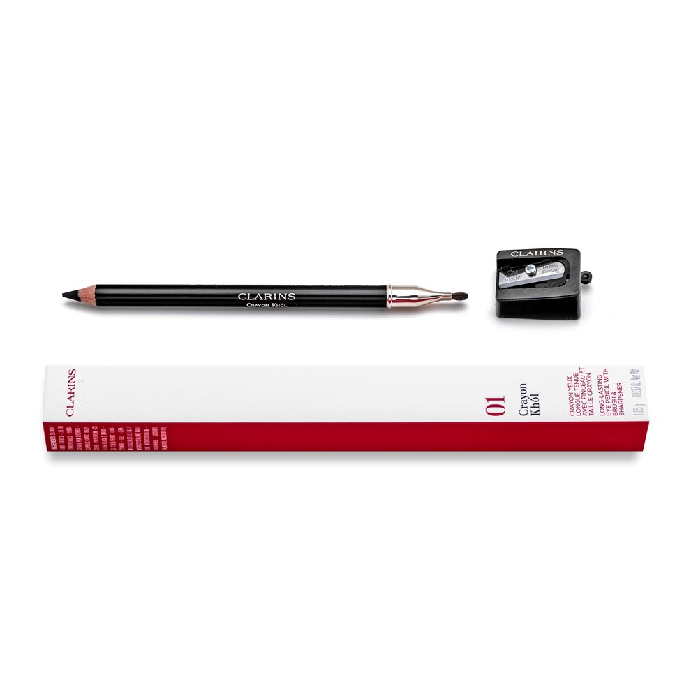Clarins Crayon Khôl Eye Pencil matita occhi con temperamatite 01 Carbon Black 1,1 g