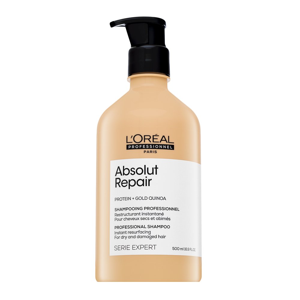 L´Oréal Professionnel Série Expert Absolut Repair Gold Quinoa + Protein Shampoo shampoo nutriente per capelli molto danneggiati 500 ml