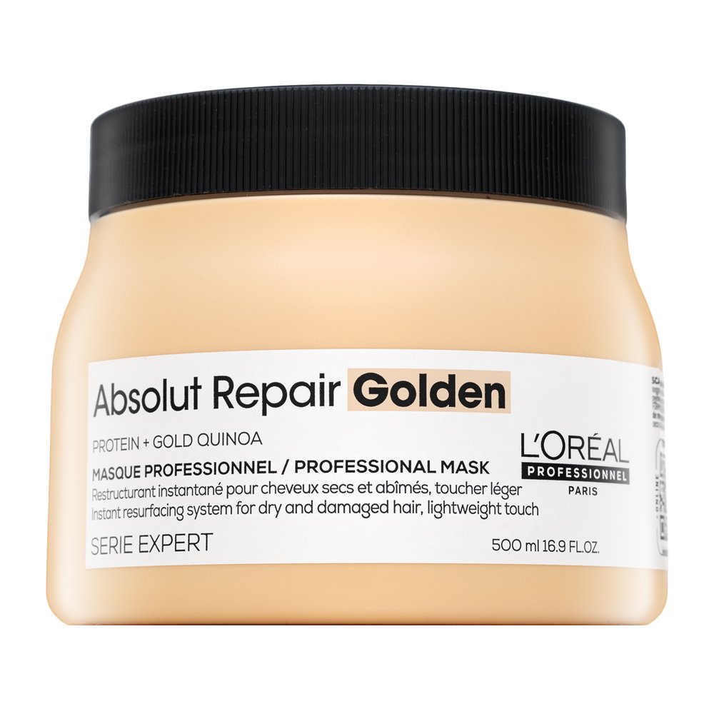 L´Oréal Professionnel Série Expert Absolut Repair Gold Quinoa + Protein Golden Masque maschera nutriente per capelli molto danneggiati 500 ml