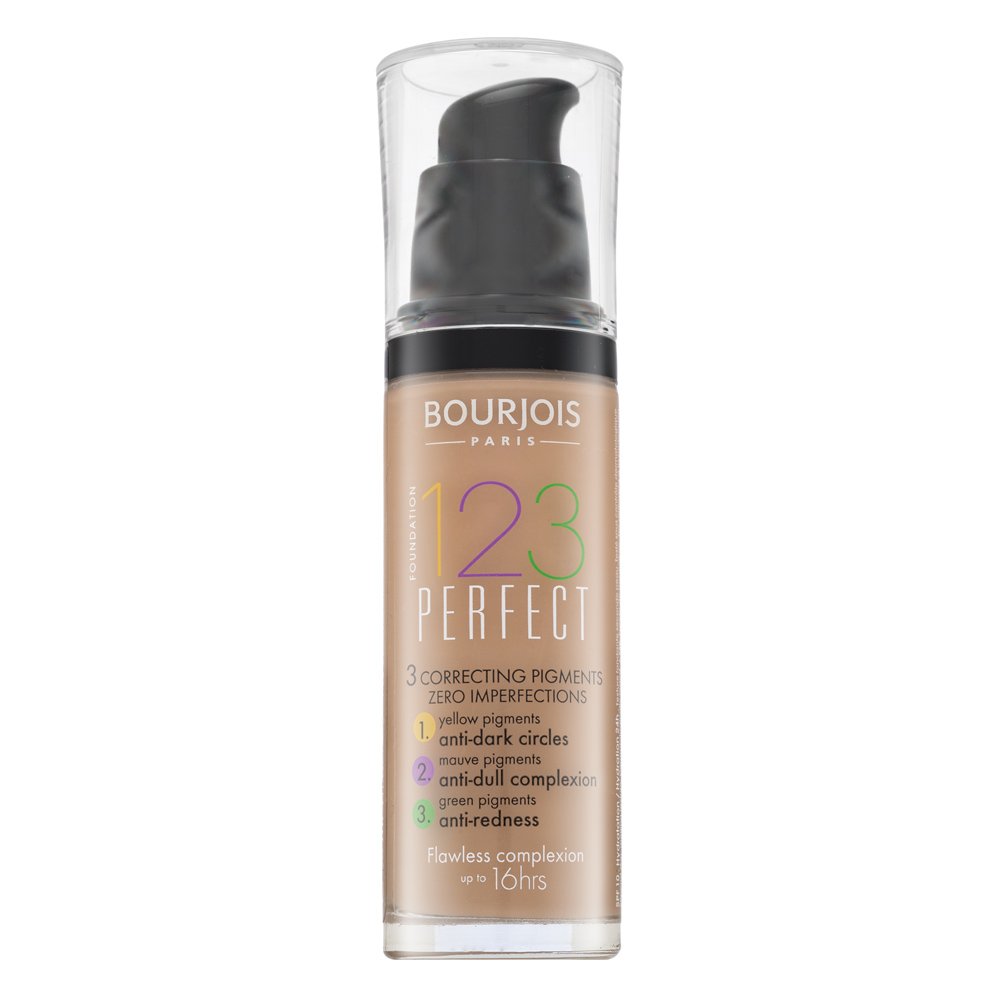 Bourjois 123 Perfect Foundation fondotinta liquido contro le imperfezioni della pelle 52 Vanilla 30 ml
