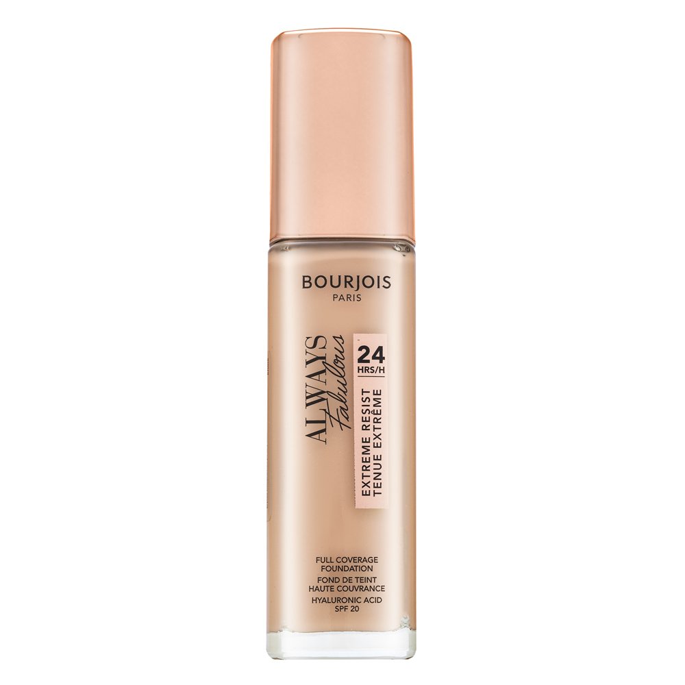 Bourjois Always Fabulous 24HRS Extreme Resist Foundation fondotinta liquido per unificare il tono della pelle 120 Light Ivory 30 ml