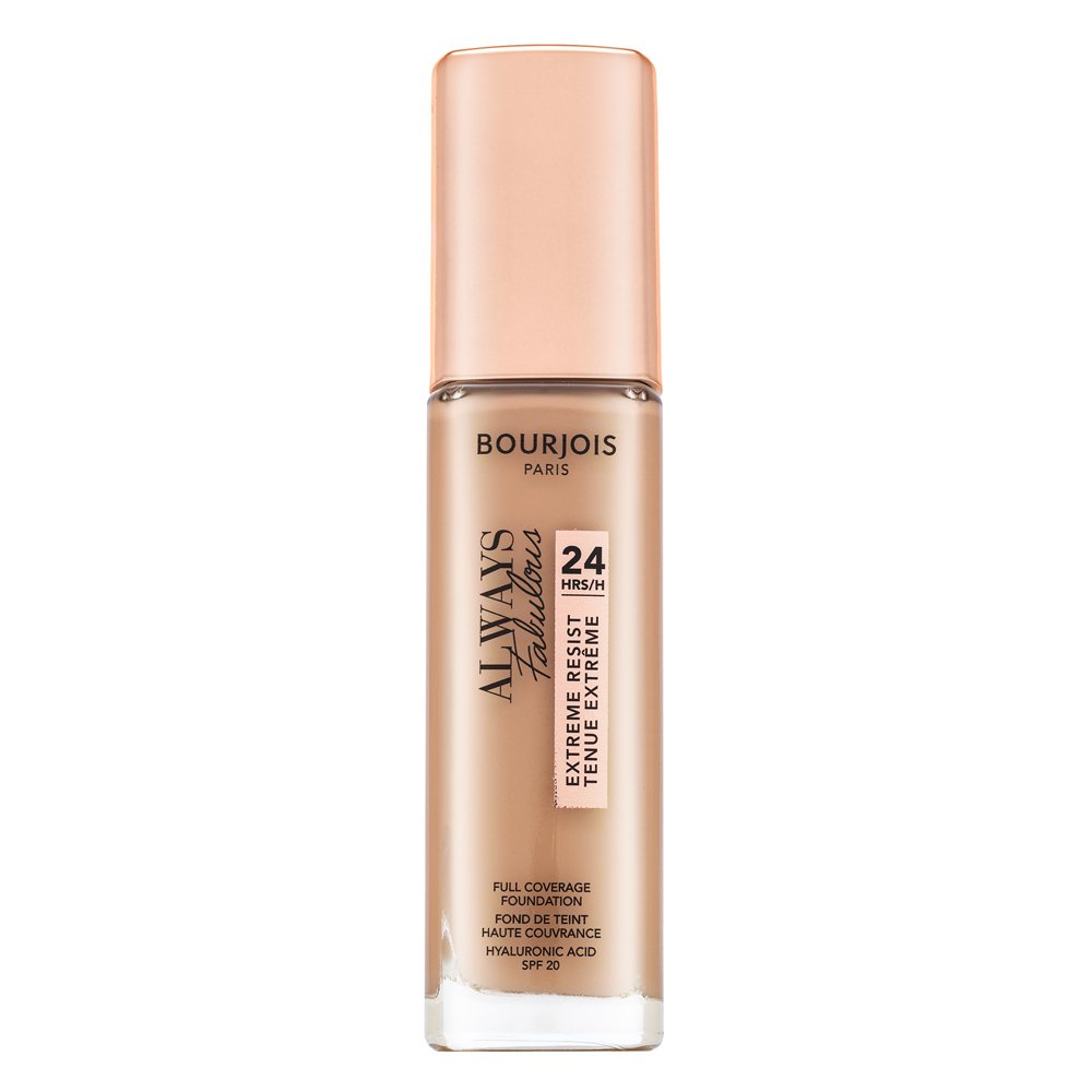 Bourjois Always Fabulous 24HRS Extreme Resist Foundation fondotinta liquido per unificare il tono della pelle 420 Light Sand 30 ml