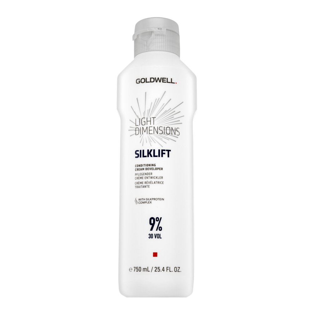 Goldwell Light Dimensions Silklift Conditioning Cream Developer emulsione di sviluppo per tutti i tipi di capelli 9% 30 Vol. 750 ml