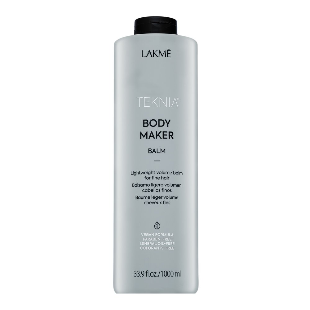 Lakmé Teknia Body Maker Balm balsamo rinforzante per volume dei capelli 1000 ml