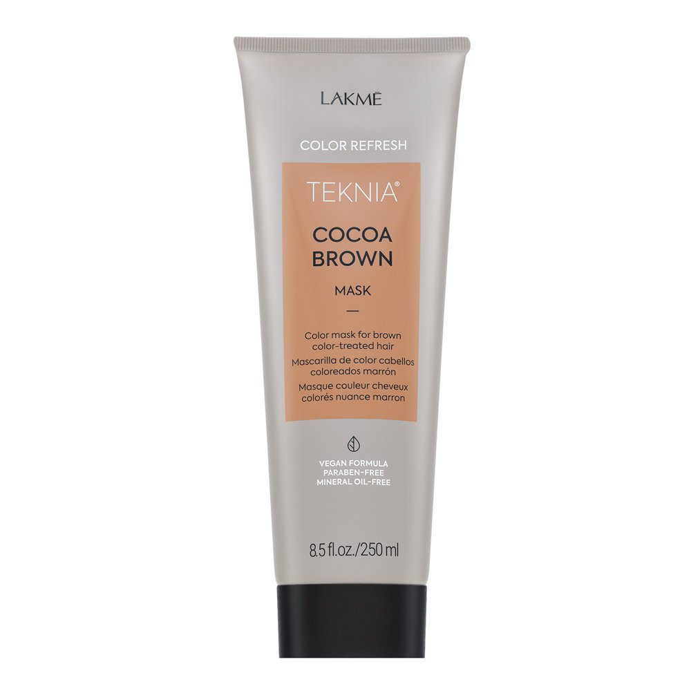 Lakmé Teknia Color Refresh Cocoa Brown Mask maschera nutriente con pigmenti colorati per capelli castani 250 ml