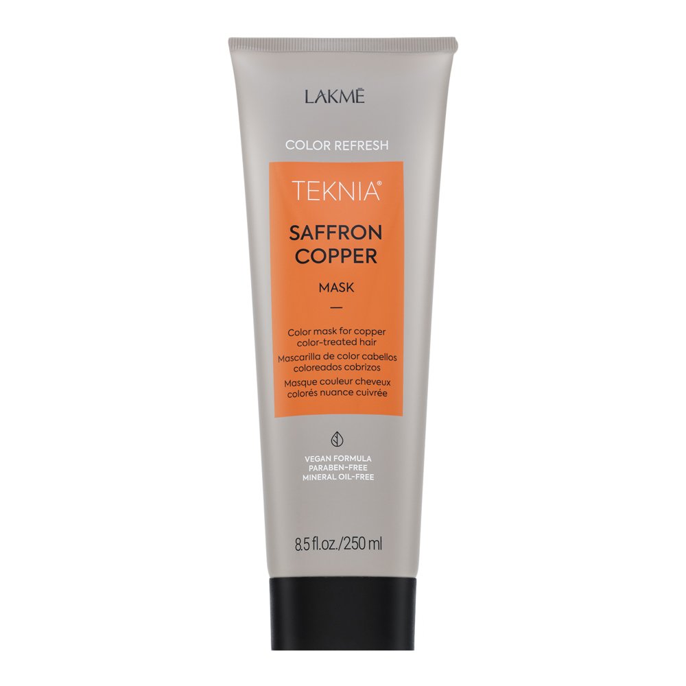 Lakmé Teknia Color Refresh Saffron Copper Mask maschera nutriente con pigmenti colorati per ravvivare le tonalità di rame 250 ml