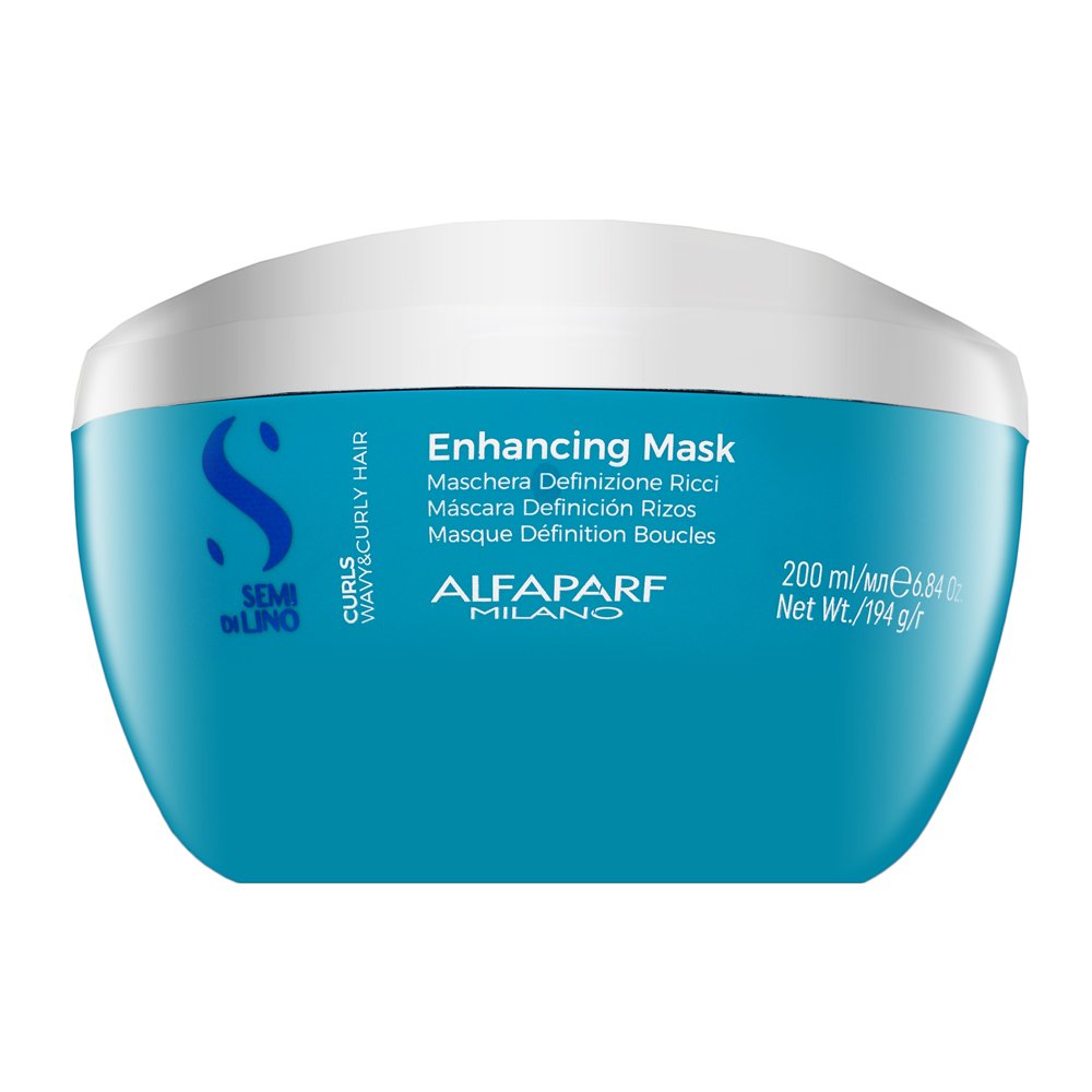 Alfaparf Milano Semi Di Lino Curls Enhancing Mask maschera nutriente per i capelli ricci 200 ml