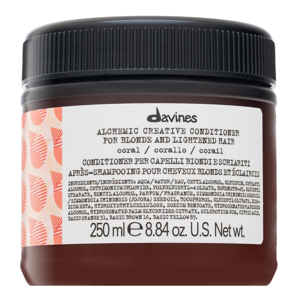 Davines Alchemic Conditioner balsamo per evidenziare il colore dei capelli Coral 250 ml