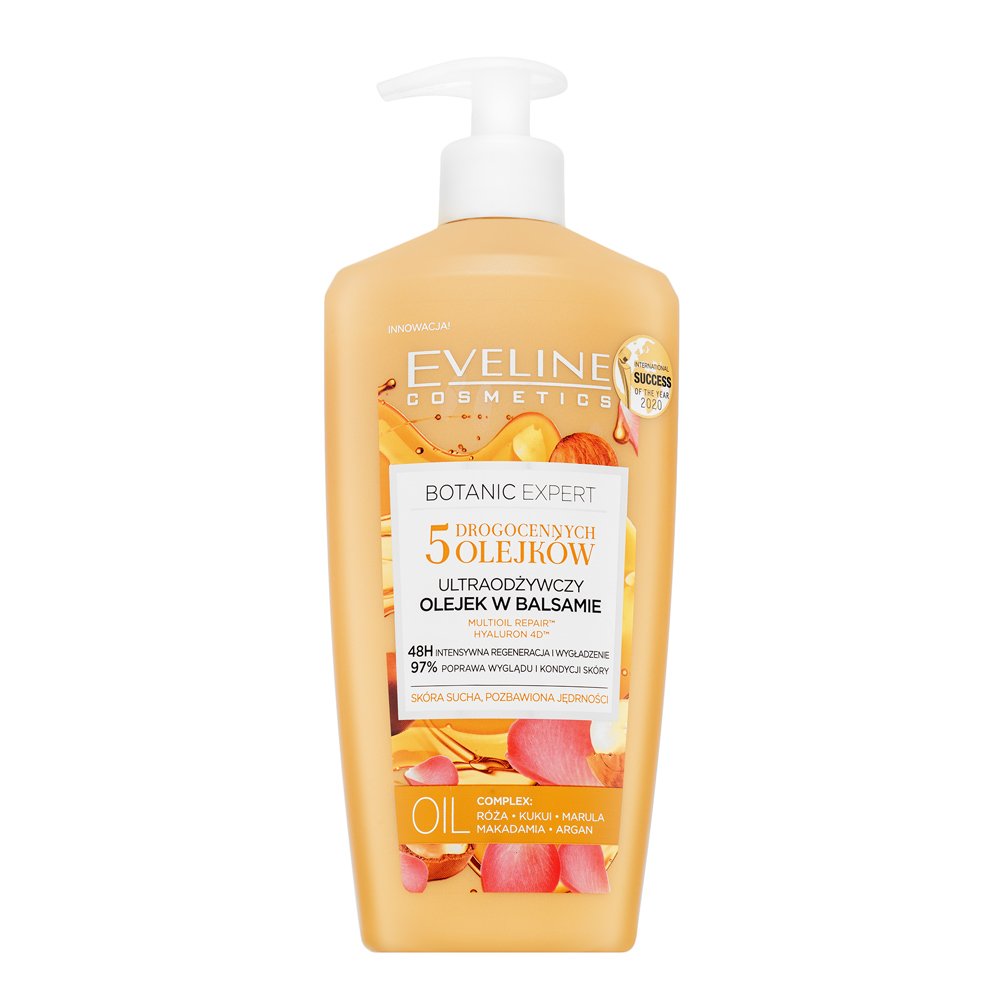 Eveline Botanic Expert balsamo d'olio 5 Oils Ultra-Nourishing Body Oil In Lotion 350 ml