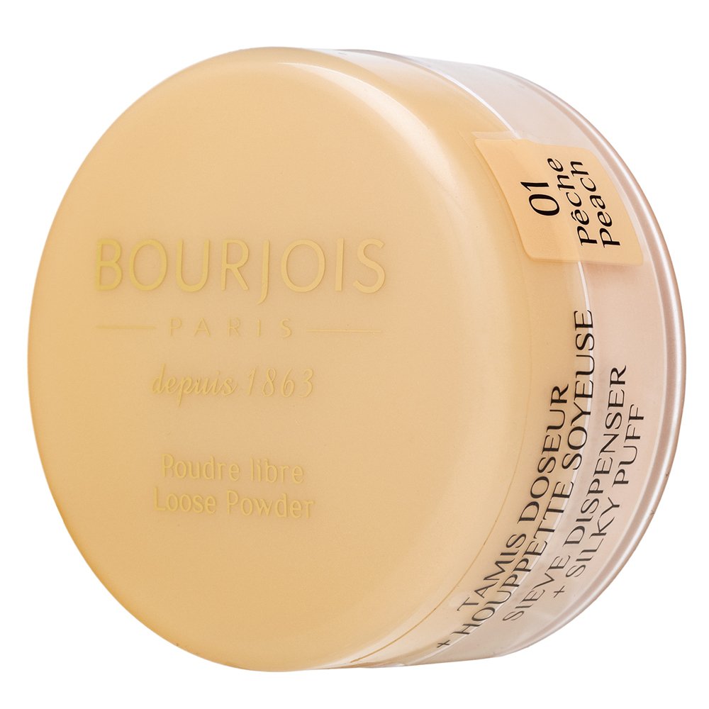 Bourjois Loose Powder cipria per l' unificazione della pelle e illuminazione 01 Peach 32 g