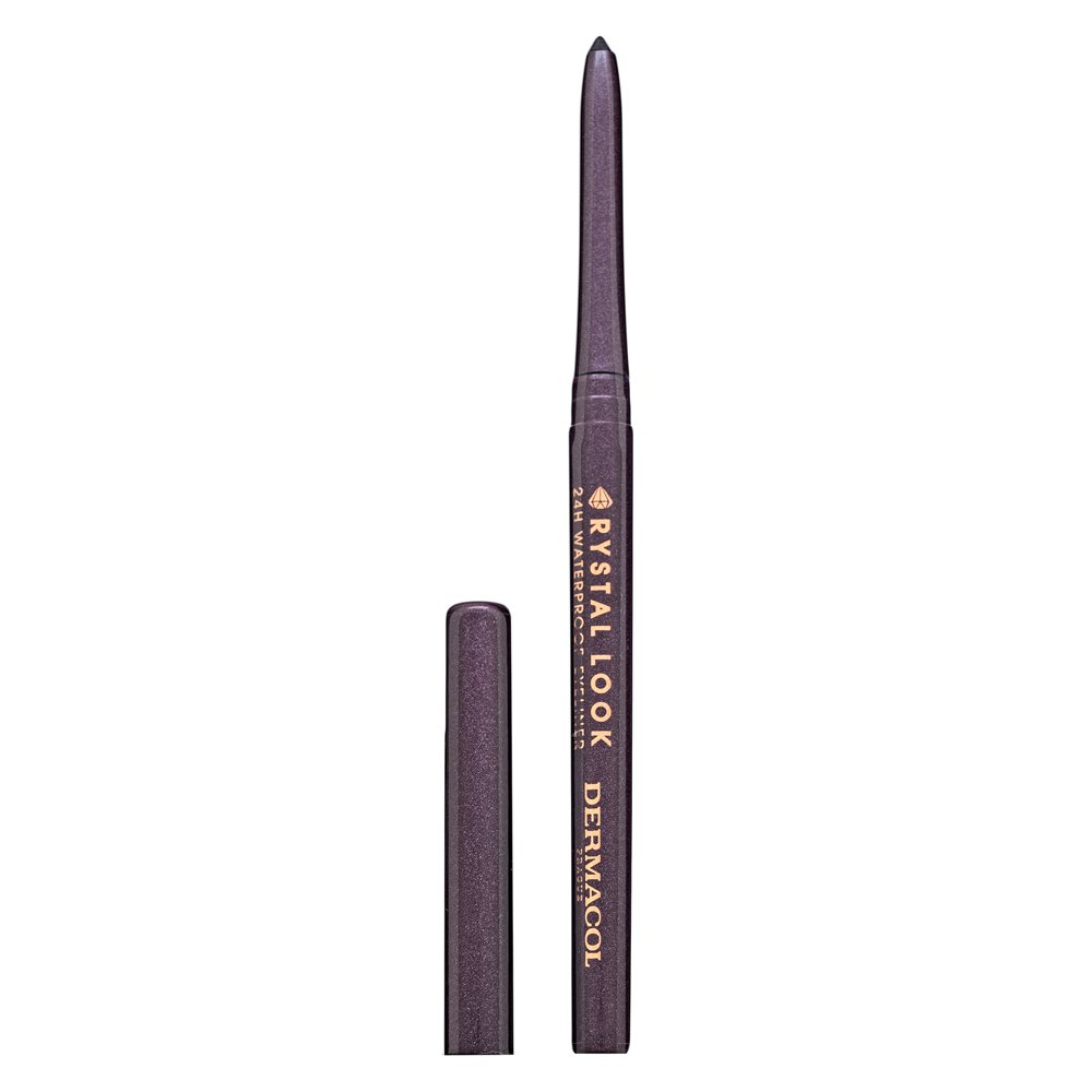 Dermacol Crystal Look 24H Waterproof Eyeliner matita occhi 02 Violet 3 g