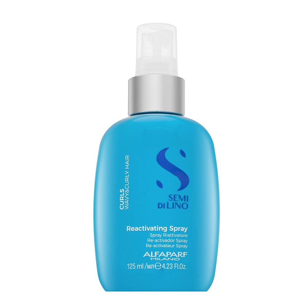 Alfaparf Milano Semi Di Lino Curls Reactivating Spray Spray per lo styling Per la lucentezza dei capelli mossi e ricci 125 ml
