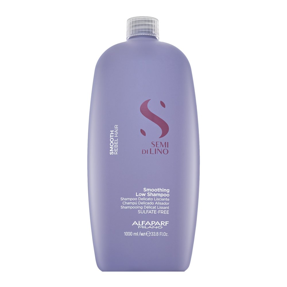 Alfaparf Milano Semi Di Lino Smooth Smoothing Low Shampoo shampoo levigante per capelli ruvidi e ribelli 1000 ml
