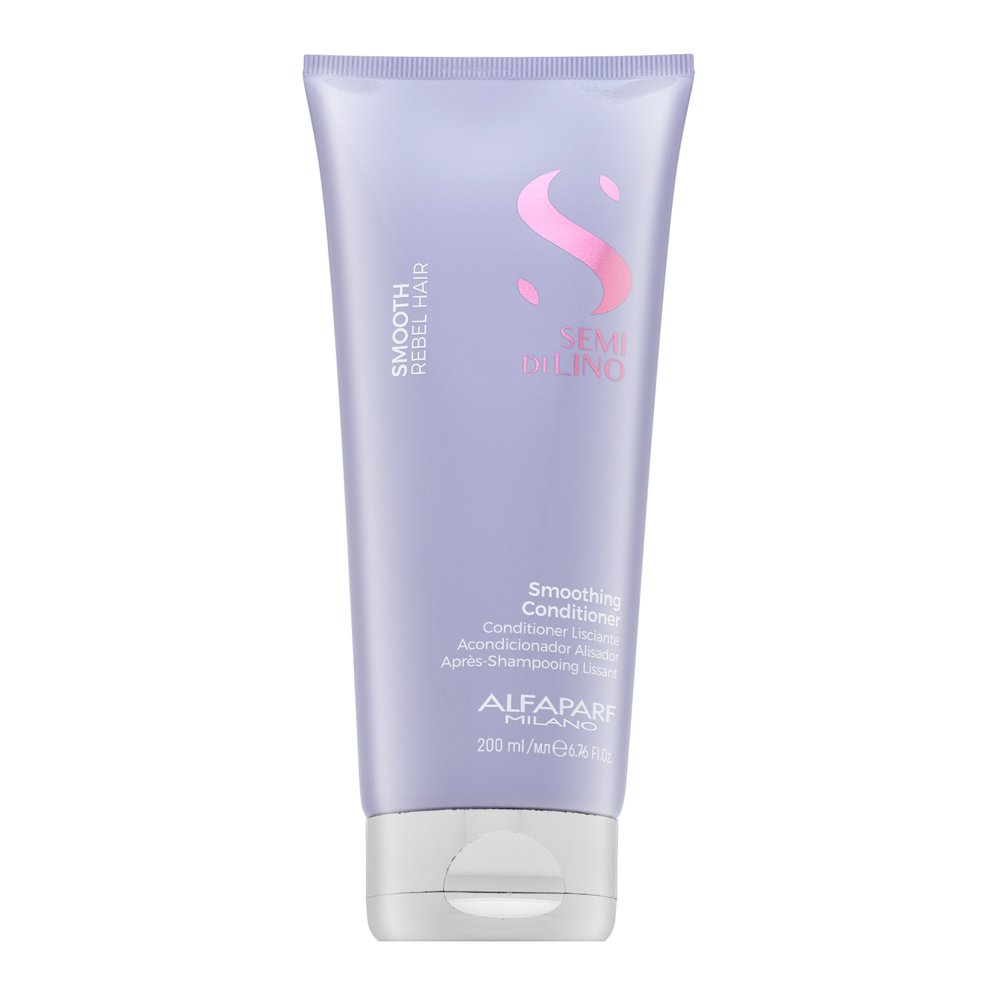 Alfaparf Milano Semi Di Lino Smooth Smoothing Conditioner balsamo levigante per capelli ruvidi e ribelli 200 ml