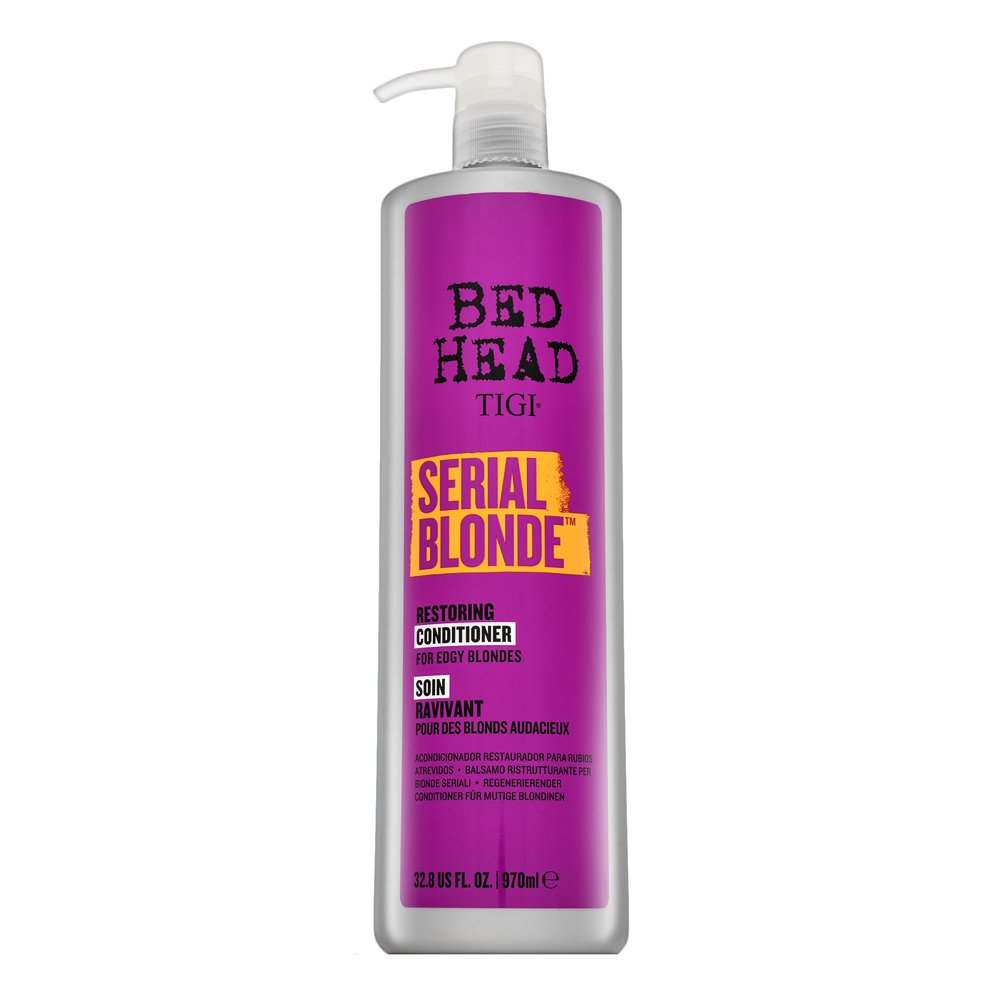 Tigi Bed Head Serial Blonde Restoring Conditioner balsamo nutriente per capelli biondi 970 ml