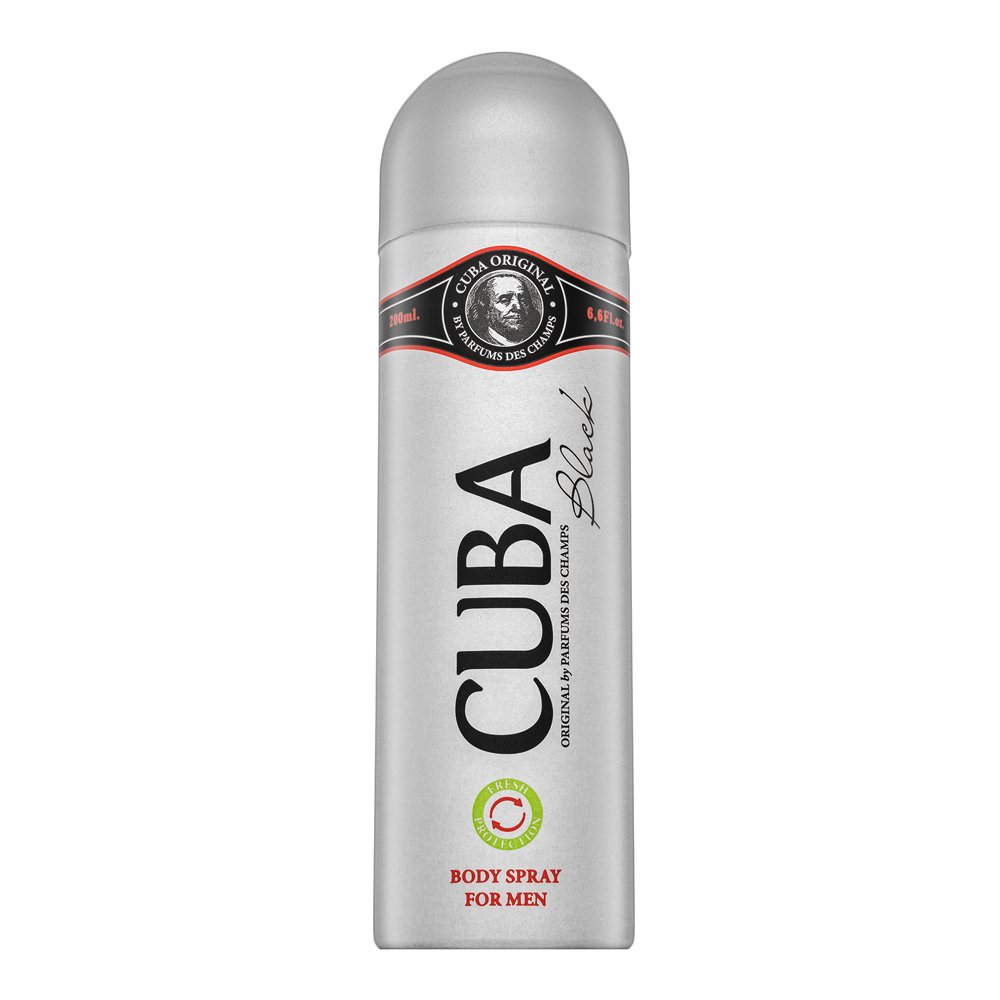 Cuba Black spray per il corpo da uomo 200 ml