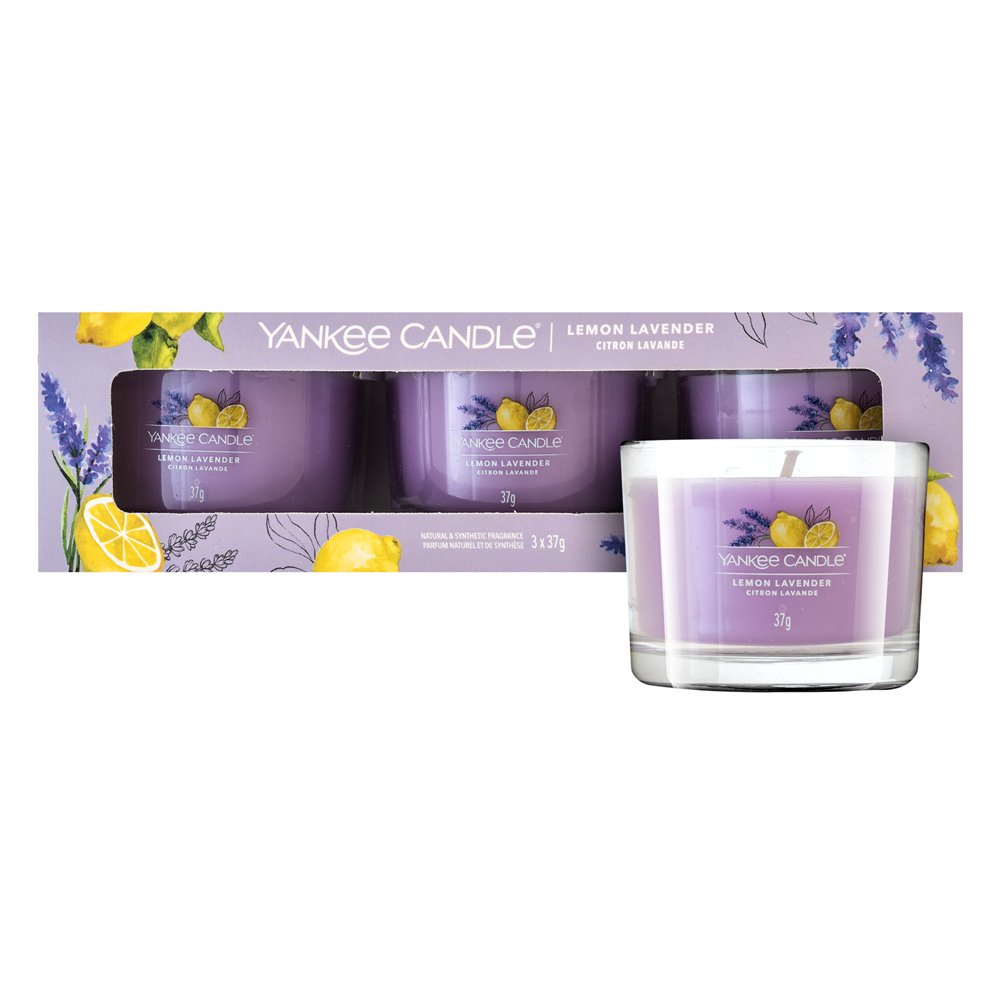 Yankee Candle Lemon Lavender 3 x 37 g