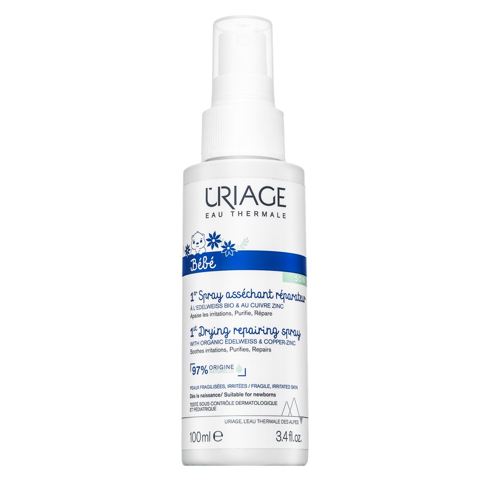 Uriage Bébé spray assorbente riparatore con rame e zinco 1st Drying Repairing Spray 100 ml