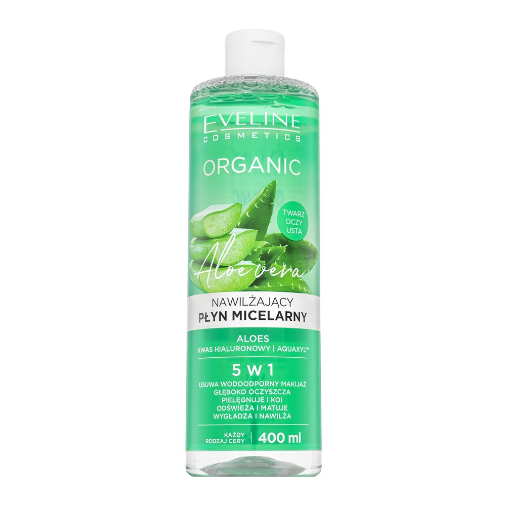 Eveline acqua micellare struccante Organic Aloe 400 ml