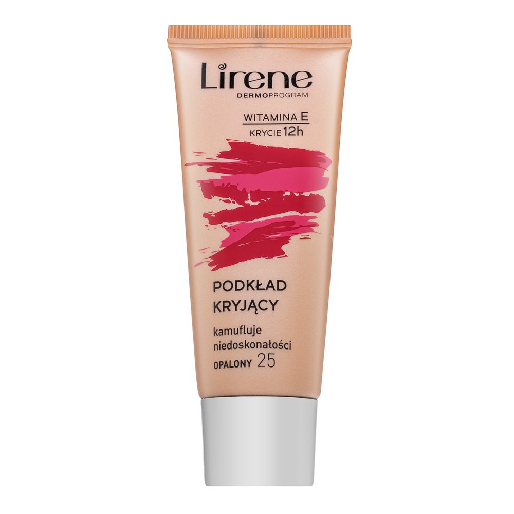 Lirene Vitamin E High-Coverage Liquid Foundation fondotinta liquido contro le imperfezioni della pelle 25 Tanned 30 ml